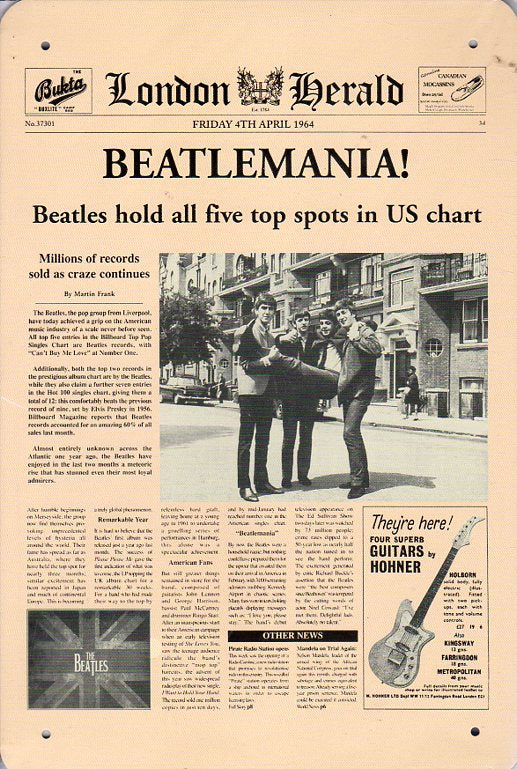 Cat. No. MS 019: THE BEATLES. No. 7. - BEATLEMANIA!