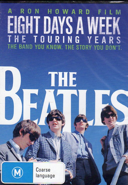 Cat. No. DVD 1459: THE BEATLES ~ EIGHT DAYS A WEEK - THE TOURING YEARS. UNIVERSAL / SONY / STUDIOCANAL. DAI2901.
