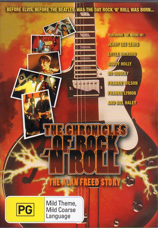 Cat. No. DVD 1076: THE CHRONICLES OF ROCK'N'ROLL - THE ALAN FREED STORY ~ JUDD NELSON. WARNER BROTHERS WB 72429.
