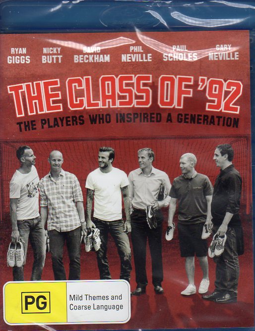 Cat. No. DVDSBR 1018: THE CLASS OF '92 - THE PLAYERS WHO INSPIRED A GENERATION. FREMANTLE MEDIA / SHOCK KAL3565.