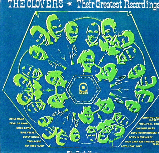 Cat. No. VV 1247: THE CLOVERS ~ THEIR GREATEST RECORDINGS - THE EARLY YEARS. ATCO RECORDS SD 33-374.