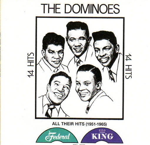 Cat. No. VV 1222: THE DOMINOES. VOL. 1. ~ 14 HITS. KING - 5005X.