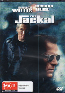 Cat. No. DVDM 2043: THE JACKAL ~ BRUCE WILLIS / RICHARD GERE / SIDNEY POITIER / DIANE VERONA. UNIVERSAL / SHOCK KAL5113