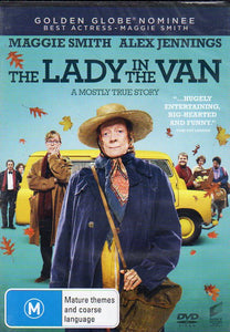 Cat. No. DVDM 2005: THE LADY IN THE VAN ~ MAGGIE SMITH / ALEX JENNINGS / JIM BROADBENT / FRANCES DE LA TOUR. UNIVERSAL / SONY DE9951.