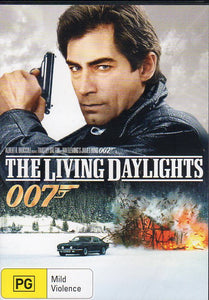 Cat. No. DVDM 1404: THE LIVING DAYLIGHTS ~ TIMOTHY DALTON / MARYAM d'ABO / JOE DON BAKER / ART MALIK. MGM / WARNER BROS. R-129098-9.