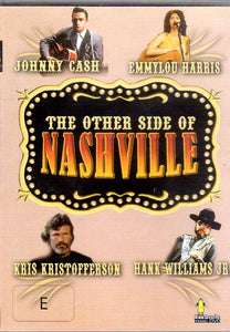 Cat. No. DVD 1180: THE OTHER SIDE OF NASHVILLE ~ JOHNNY CASH, HANK WILLIAMS JR. / WILLIE NELSON. UMBRELLA DAVID0879.