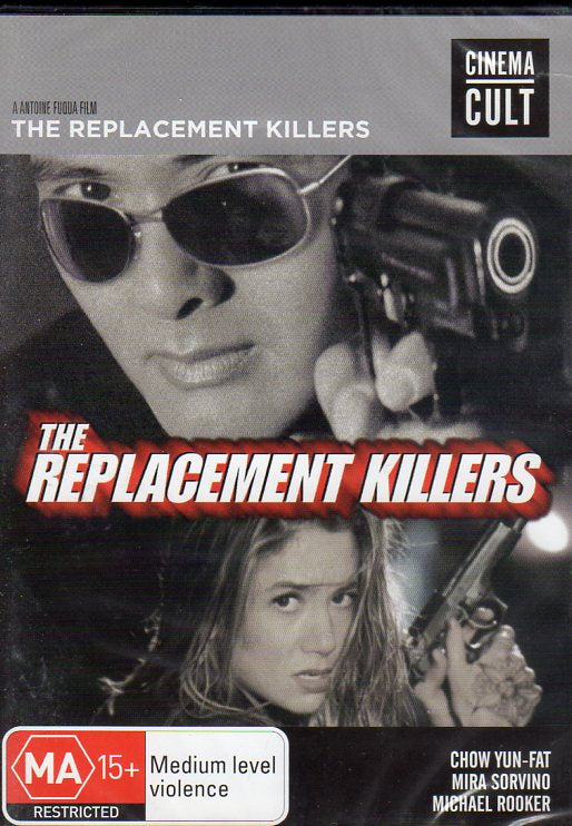Cat. No. DVDM 1997: THE REPLACEMENT KILLERS ~ CHOW YUN-FAT / MIRA SORVINO / MICHAEL ROOKER. COLUMBIA / SHOCK KAL4663.