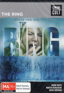 Cat. No. DVDM 1793: THE RING ~ NAOMI WATTS / MARTIN HENDERSON / DAVID DORFMAN / BRIAN COX. DREAMWORKS / SHOCK KAL4934.