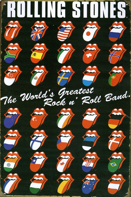 Cat. No. MS 022: THE ROLLING STONES. No. 1. - THE WORLD'S GREATEST ROCK'N' ROLL BAND.
