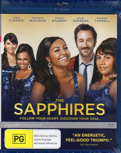 Cat. No. DVDBR 1376: THE SAPPHIRES ~JESSICA MAUBOY / DEBORAH MAILMAN / CHRIS O'DOWD. HOPSCOTCH ENT. / eONE HOPO555.