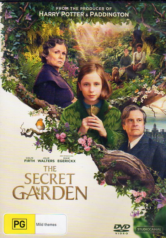 Cat. No. DVDM 2019: THE SECRET GARDEN ~ COLIN FIRTH / JULIE WALTERS / DIXIE EGERICKX / ISIS DAVIS. STUDIOCANAL / UNIVERSAL / SONY DL7226.