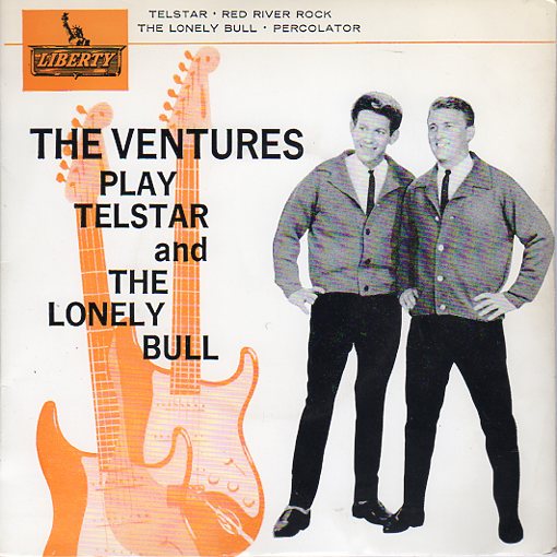 Cat. No. VV 1003: THE VENTURES ~ PLAY TELSTAR AND THE LONELY BULL. LIBERTY RECORDS LEP 2104.