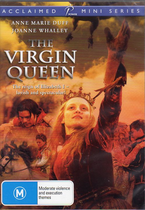 Cat. No. DVDM 2031: THE VIRGIN QUEEN ~ ANNE-MAREE DUFF / JOANNE WHALLEY / TOM HARDY / HANS MATHESON / IAN HART. ANCHOR BAY ENT. STZ1166.