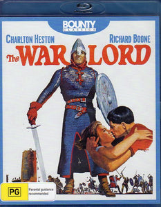Cat. No. DVDMBR 1788: THE WAR LORD ~ CHARLTON HESTON / RICHARD BOONE / ROSEMARY FORSYTH / GUY STOCKWELL. UNIVERSAL / BOUNTY BF519B.