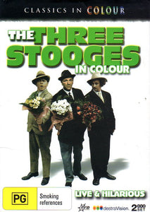 Cat. No. DVDM 1114: THE THREE STOOGES IN COLOUR. VOL. 2. ~ THE THREE STOOGES. DESTRA ENT. D1133.
