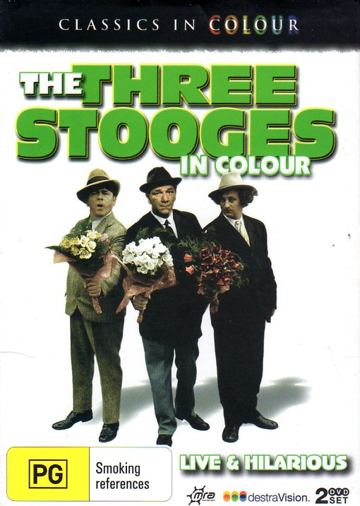 Cat. No. DVDM 1114: THE THREE STOOGES IN COLOUR. VOL. 2. ~ THE THREE STOOGES. DESTRA ENT. D1133.