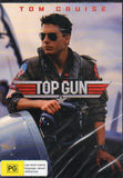 Cat. No. DVDM 1194: TOP GUN (STANDARD EDITION) ~ TOM CRUISE / KELLY McGILLIS / VAL KILMER / ANTHONY EDWARDS / TOM SKERRITT. PARAMOUNT DC 3092.