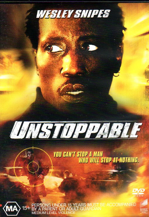 Cat. No. DVDM 1108: UNSTOPPABLE ~ WESLEY SNIPES / JACQUELINE OBRADORS / ADEWALE AKINNUOYE-AGABJE / STUART WILSON. SONY D36104P.