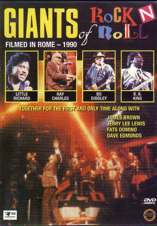 Cat. No. DVD 1051: VARIOUS ARTISTS ~ GIANTS OF ROCK'N'ROLL (ROME 1990). RBC ENTERTAINMENT / WARNER VISION 0927494702.