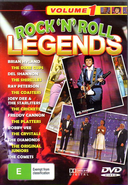 Cat. No. DVD 1330: VARIOUS ARTISTS ~ ROCK'N'ROLL LEGENDS. VOL. 1. FLASHBACK 19462.