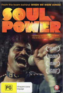 Cat. No. DVD 1475: VARIOUS ARTISTS ~ SOUL POWER. MADMAN MMA2796.