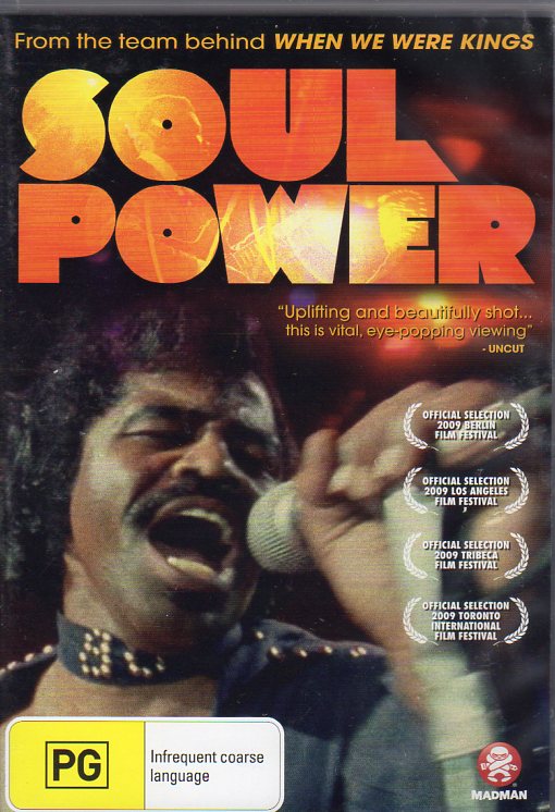 Cat. No. DVD 1475: VARIOUS ARTISTS ~ SOUL POWER. MADMAN MMA2796.