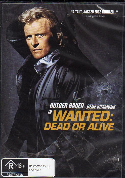 Cat. No. DVDM 2008: WANTED: DEAD OR ALIVE ~ RUTGER HAUER / GENE SIMMONS / ROBERT GUILLAUME. BOUNTY BF367.