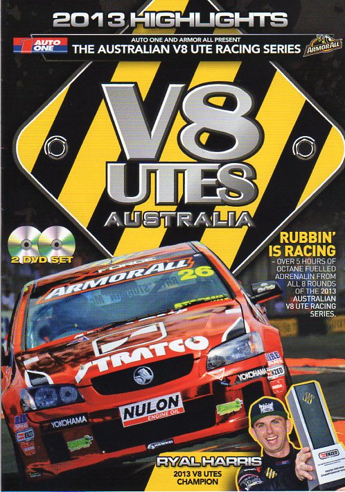 Cat. No. DVDS 1071: 2013 AUSTRALIAN V8 UTE RACING SERIES HIGHLIGHTS. CHEVRON BHE5033.