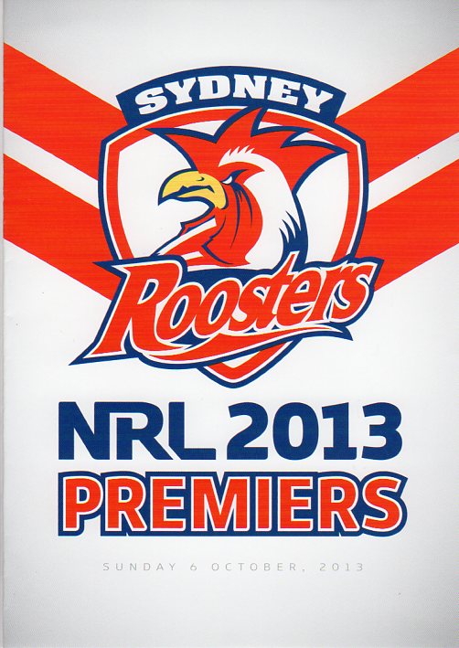 Cat. No. DVDS 1067: 2013 NRL PREMIERS ~ SYDNEY ROOSTERS. BEYOND BHE4727.
