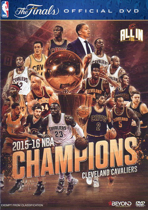 Cat. No. DVDS 1075: 2015-2016 NBA CHAMPIONS - CLEVELAND CAVALIERS. BEYOND BHE7392.