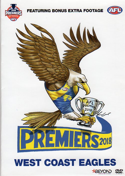 Cat. No. DVDS 1112: 2018 AFL PREMIERS ~ WEST COAST EAGLES. BEYOND BHE7989.