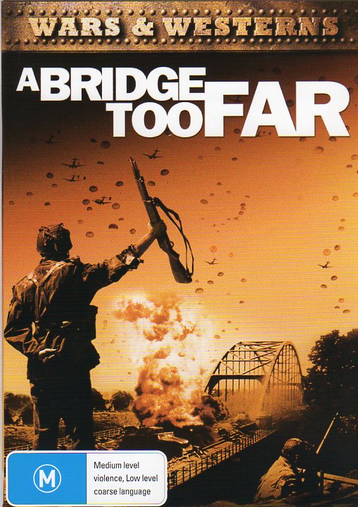 Cat. No. DVDM 1620: A BRIDGE TOO FAR ~ DIRK BOGARDE / JAMES CAAN / MICHAEL CAINE / SEAN CONNERY. WARNER BROS/MGM R-129075-9.