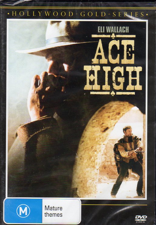 Cat. No. DVDM 1770: ACE HIGH ~ ELI WALLACH / TERENCE HILL / BUD SPENCER / BROCK PETERS. PARAMOUNT / SHOCK KAL5022.