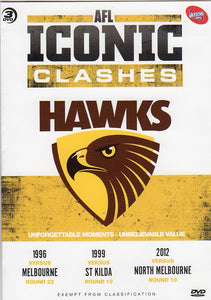 Cat. No. DVDS 1130: AFL ICONIC CLASHES - HAWKS. AFL AFVD553.