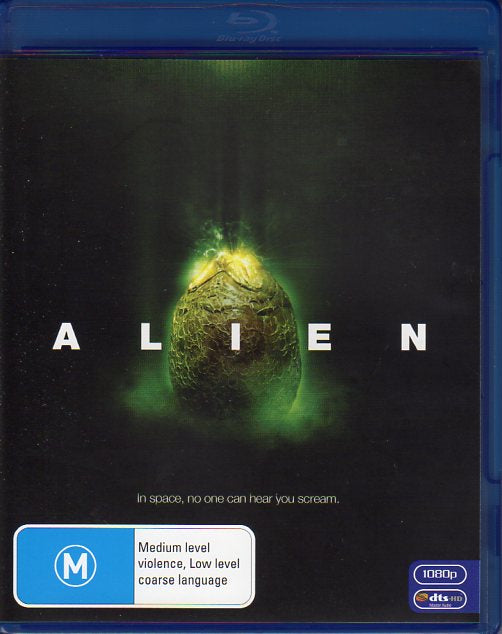 Cat. No. DVDMBR 1531: ALIEN ~ SIGOURNEY WEAVER / VERONICA CARTWRIGHT / JOHN HURT. 20TH CENTURY FOX 1090SBG.