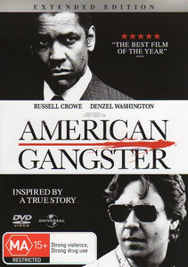 Cat. No. DVDM 1267: AMERICAN GANGSTER ~ RUSSELL CROWE / DENZEL WASHINGTON. UNIVERSAL 8254867.