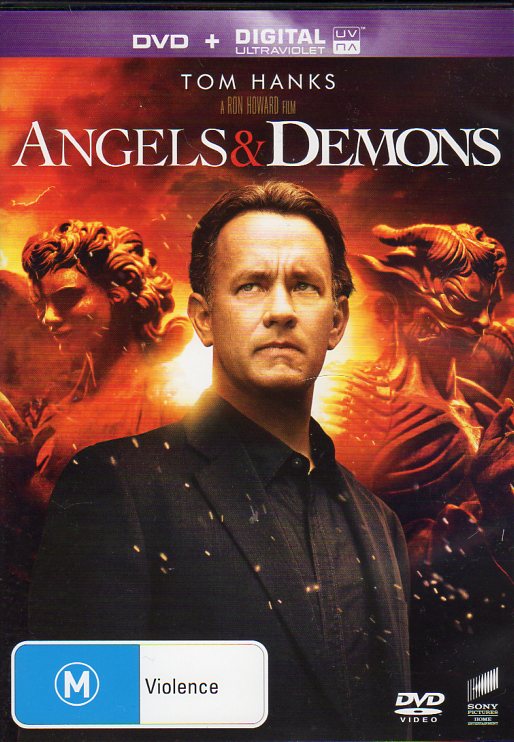 Cat. No. DVDM 1174: ANGELS & DEMONS ~ TOM HANKS / EWAN McGREGOR / AYELET ZURER / STELLAN SKARSGARD / PIERFRANCESO FAVINO / NIKOLAJ DE KAAS. SONY PICTURES DAE47404.