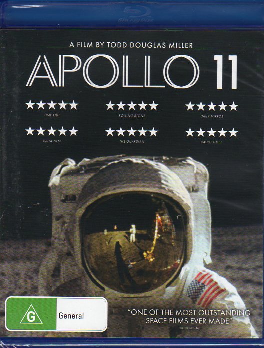 Cat. No. DVDMBR 1937: APOLLO 11. CNN FILMS / UNIVERSAL / SONY BDK9922.