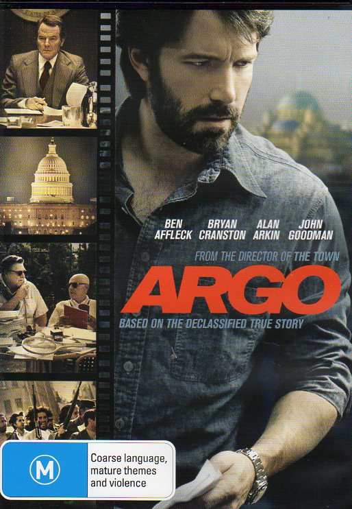 Cat. No. DVDM 1175: ARGO ~ BEN AFFLECK / BRYAN CRANSTON / ALAN ARKIN / JOHN GOODMAN. WARNER BROS. 1000362270.