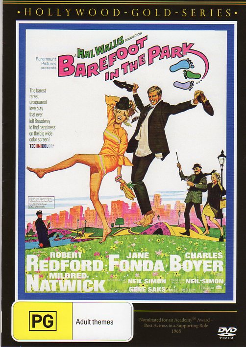 Cat. No. DVDM 1704: BAREFOOT IN THE PARK ~ ROBERT REDFORD / JANE FONDA / CHARLES BOYER / MILDRED NATWICK. PARAMOUNT / SHOCK KAL5035.