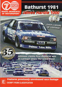 Cat. No. DVDS 1011: 1981 BATHURST JAMES HARDIE 1000. CHEVRON MARKETING BHE 6990.