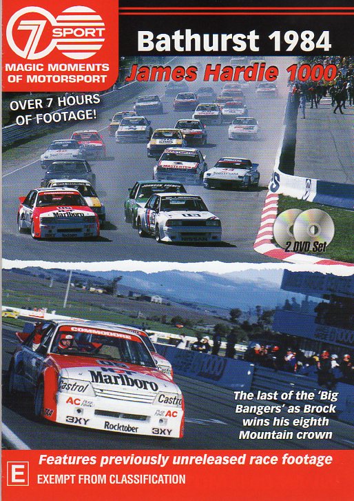 Cat. No. DVDS 1028: 1984 BATHURST JAMES HARDIE 1000. CHEVRON BHE7171.