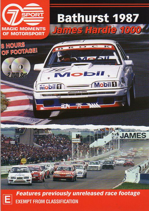 Cat. No. DVDS 1136: 1987 BATHURST JAMES HARDIE 1000 - CHEVRON BHE6253.