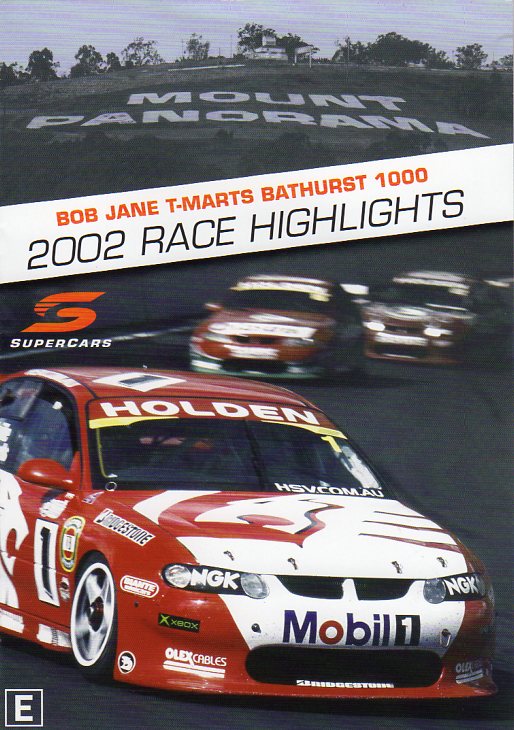 Cat. No. DVDS 1029: 2002 BATHURST BOB JANE T-MARTS 1000 HIGHLIGHTS. CHEVRON BHE7953.