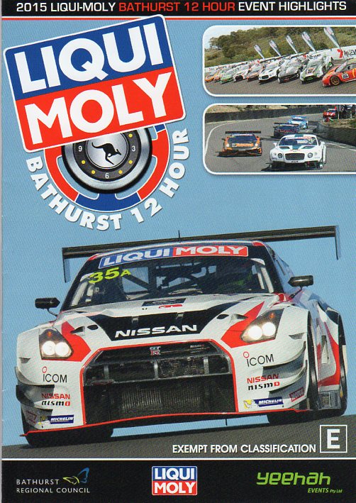 Cat. No. DVDS 1051: 2015 BATHURST LIQUI-MOLY 12 HOUR. CHEVRON BHE6137