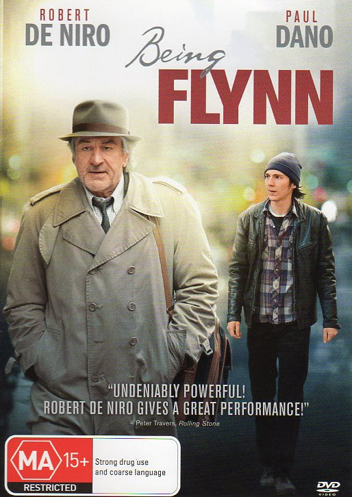 Cat. No. DVDM 1350: BEING FLYNN ~ ROBERT DE NIRO / PAUL DANO / OLIVIA THIRLBY. UNIVERSAL / SHOCK KAL4429.