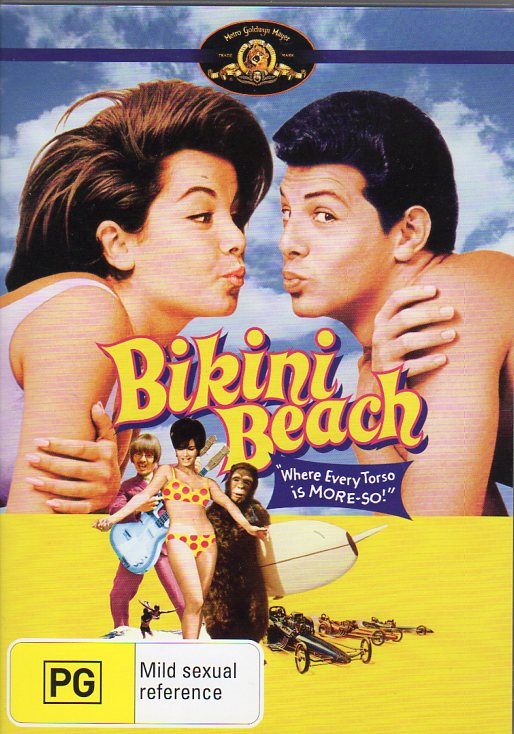 Cat. No. DVD 1102: BIKINI BEACH ~ ANNETTE FUNICELLO / FRANKIE AVALON. MGM 28922SDW.