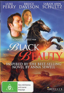 Cat. No. DVDM 1768: BLACK BEAUTY ~ LUKE PERRY / BRUCE DAVISON / SARAH ANN SCHULTZ / JENNIFER McKENZIE. UMBRELLA DAVID3301.