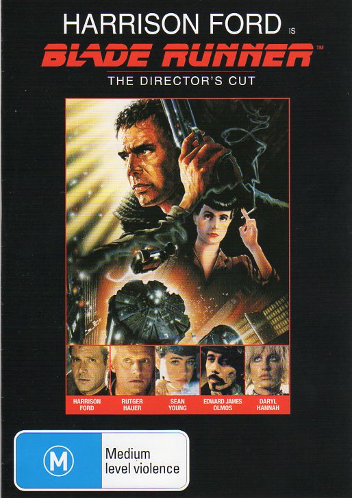 Cat. No. DVDM 1286: BLADE RUNNER - THE DIRECTOR'S CUT ~ HARRISON FORD / RUTGER HAUER / SEAN YOUNG. WARNER BROS. 83779.