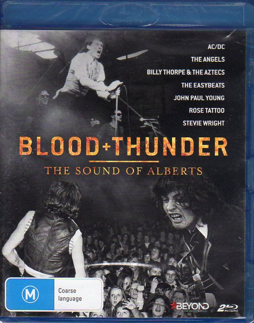 Cat. No. DVDBR 1251: BLOOD + THUNDER - THE SOUND OF ALBERTS. BEYOND BHE6334BR.